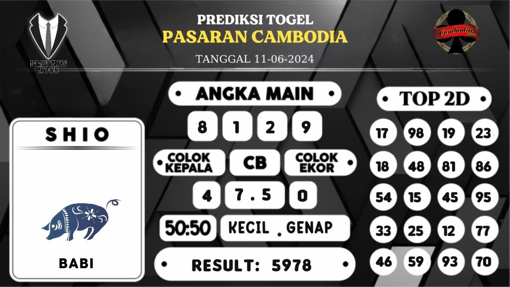 https://prediksibossgila.com/prediksi-boss-togel-cambodia-selasa-11-juni-2024/