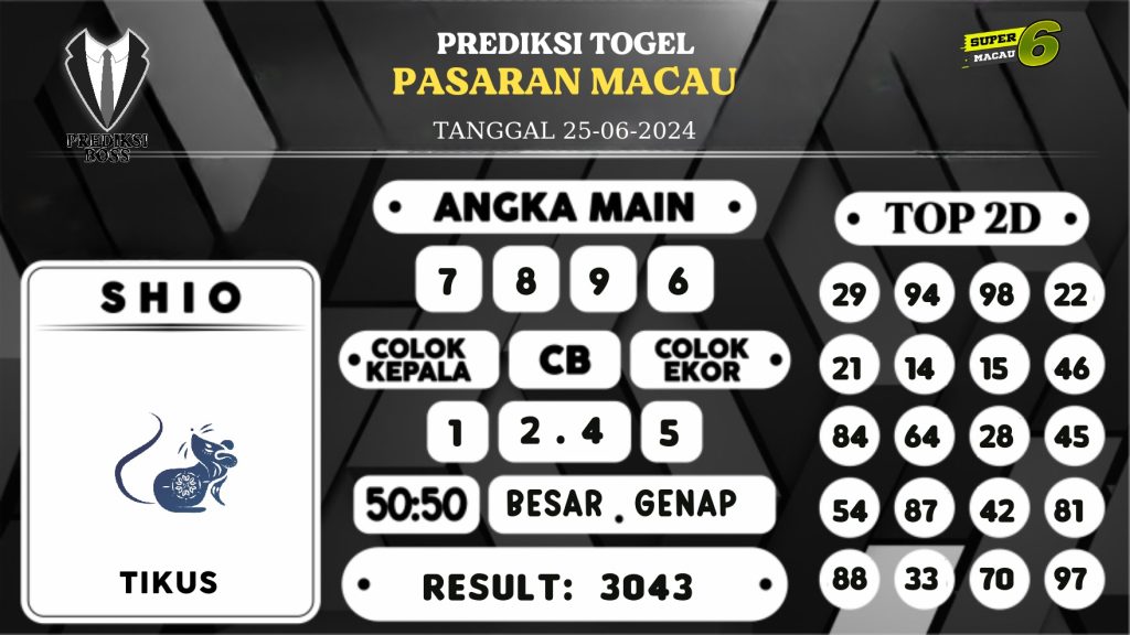 https://prediksibossgila.com/prediksi-boss-togel-macau-selasa-25-juni-2024/