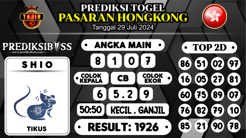 https://prediksibossgila.com/prediksi-boss-togel-hongkong-senin-29-juli-2024/