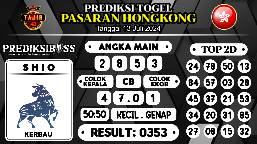 https://prediksibossgila.com/prediksi-boss-togel-hongkong-sabtu-13-juli-2024/