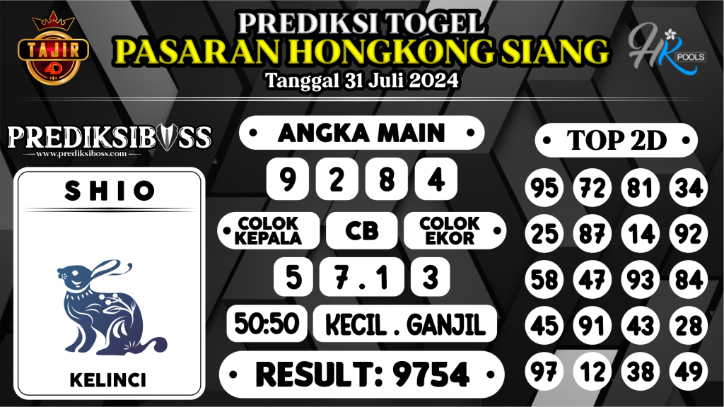 https://prediksibossgila.com/prediksi-boss-togel-hk-siang-rabu-31-juli-2024/