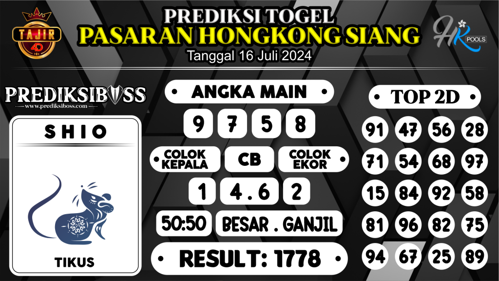 https://prediksibossgila.com/prediksi-boss-togel-hk-siang-selasa-16-juli-2024/