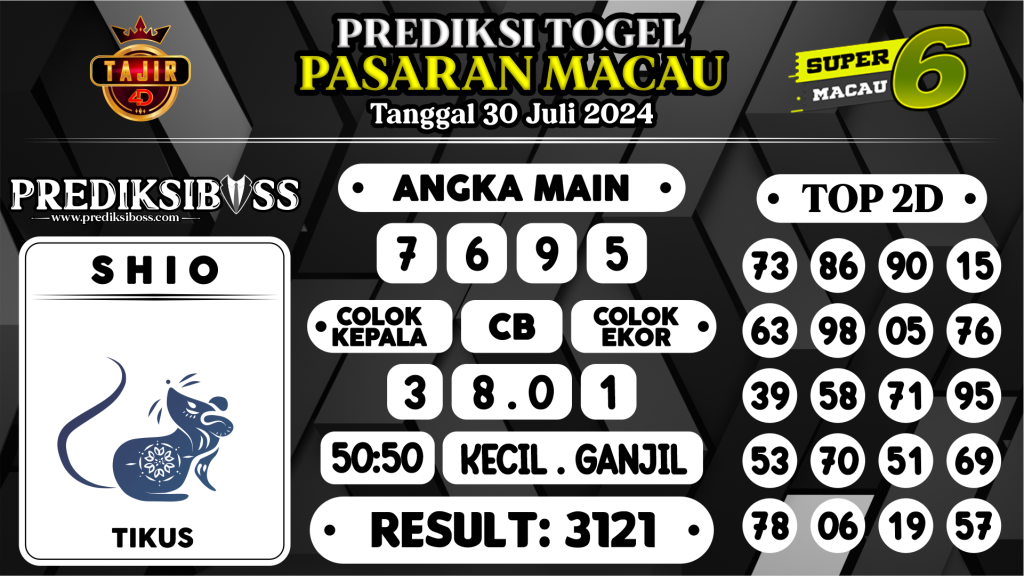 https://prediksibossgila.com/prediksi-boss-togel-macau-selasa-30-juli-2024/