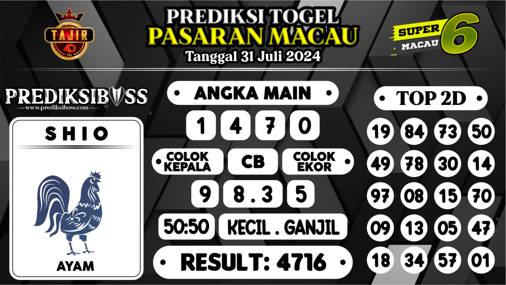 https://prediksibossgila.com/prediksi-boss-togel-macau-rabu-31-juli-2024/