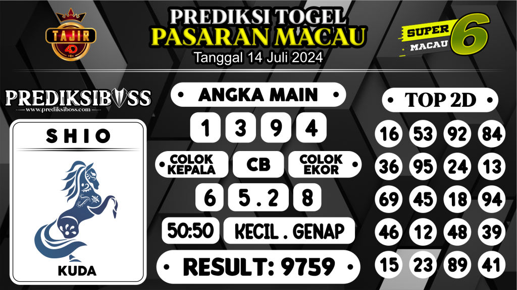 https://prediksibossgila.com/prediksi-boss-togel-macau-minggu-14-juli-2024/