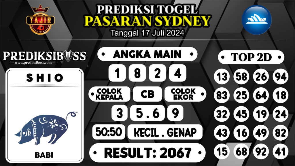 https://prediksibossgila.com/prediksi-boss-togel-sidney-rabu-17-juli-2024/