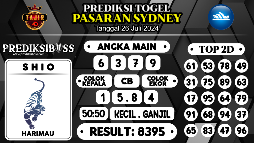 https://prediksibossgila.com/prediksi-boss-togel-sidney-jumat-26-juli-2024/