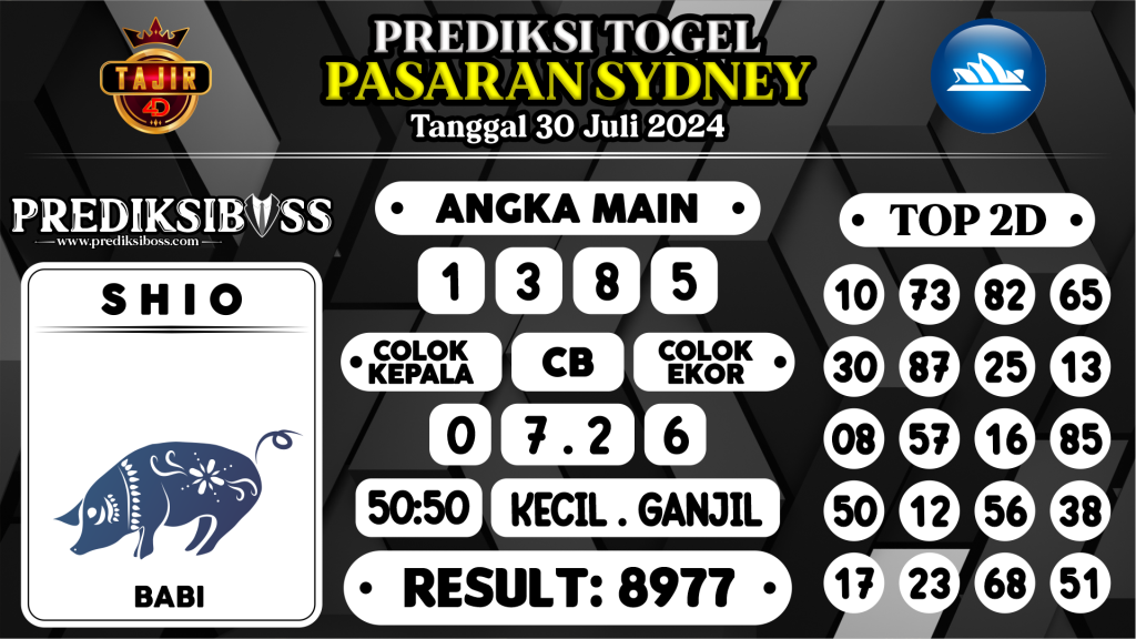 https://prediksibossgila.com/prediksi-boss-togel-sidney-selasa-30-juli-2024/