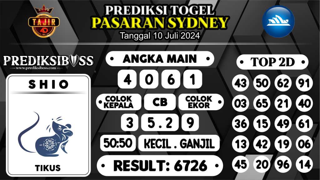 https://prediksibossgila.com/prediksi-boss-togel-sidney-rabu-10-juli-2024/