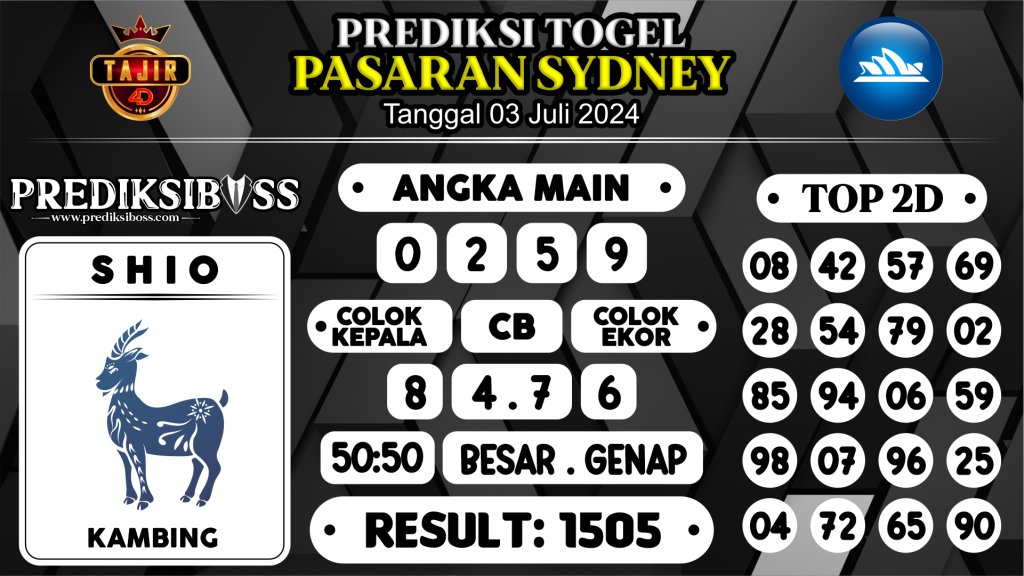 https://prediksibossgila.com/prediksi-boss-togel-sidney-rabu-03-juli-2024/