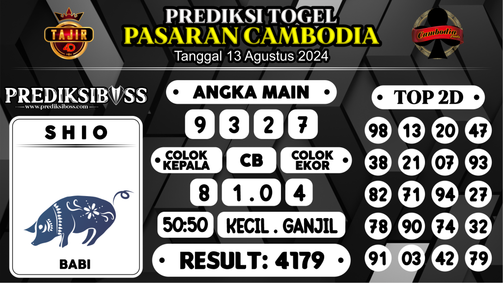 https://prediksibossgila.com/prediksi-boss-togel-cambodia-selasa-13-agustus-2024/