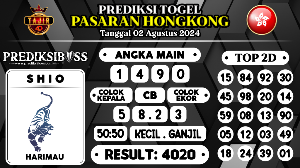 https://prediksibossgila.com/prediksi-boss-togel-hongkong-jumat-02-agustus-2024/