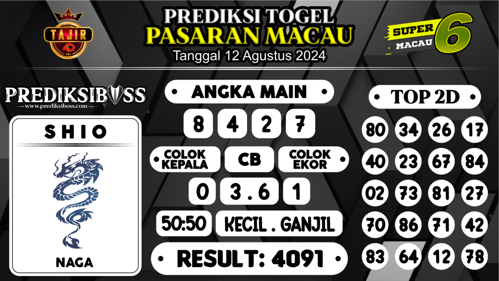 https://prediksibossgila.com/prediksi-boss-togel-macau-senin-12-agustus-2024/