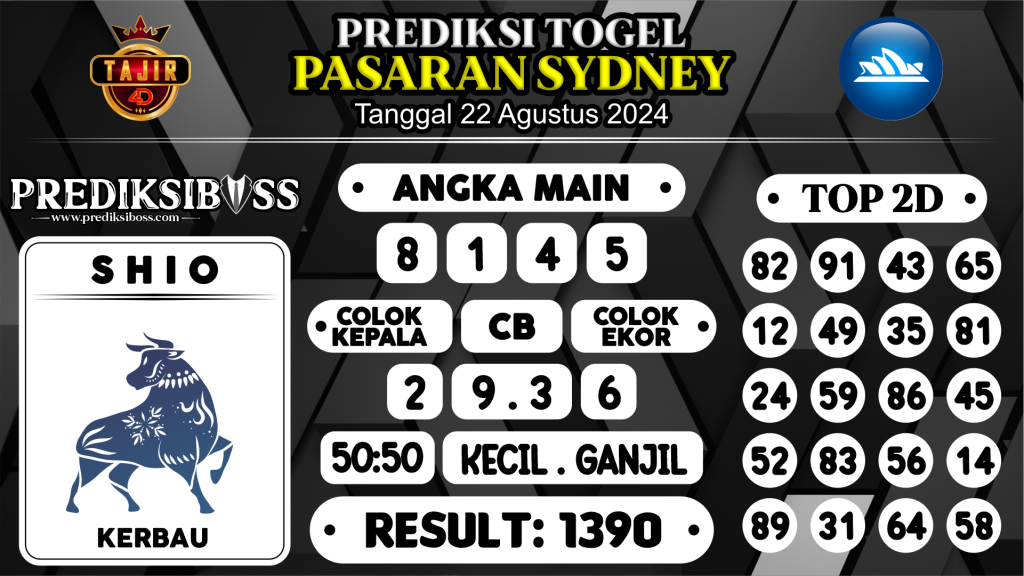 https://prediksibossgila.com/prediksi-boss-togel-sidney-kamis-22-agustus-2024/