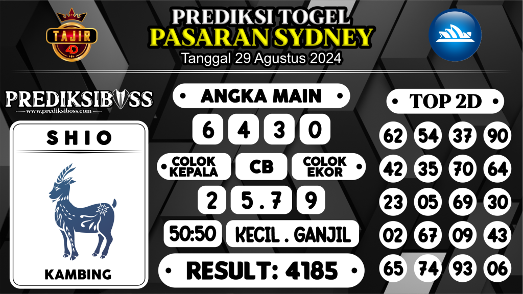 https://prediksibossgila.com/prediksi-boss-togel-sidney-kamis-29-agustus-2024/