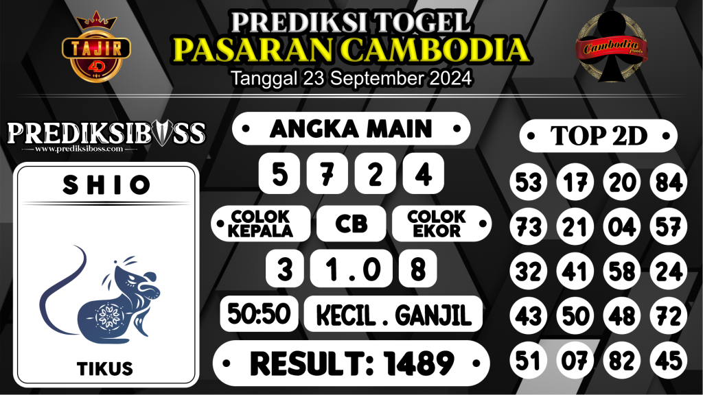 https://prediksibossgila.com/prediksi-boss-togel-cambodia-senin-23-september-2024/