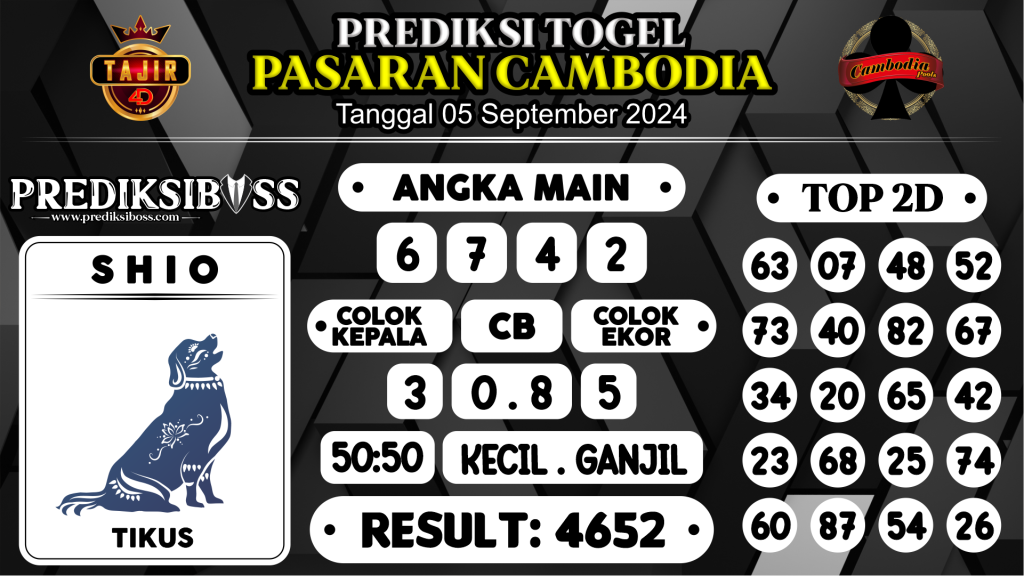 https://prediksibossgila.com/prediksi-boss-togel-cambodia-kamis-05-september-2024/