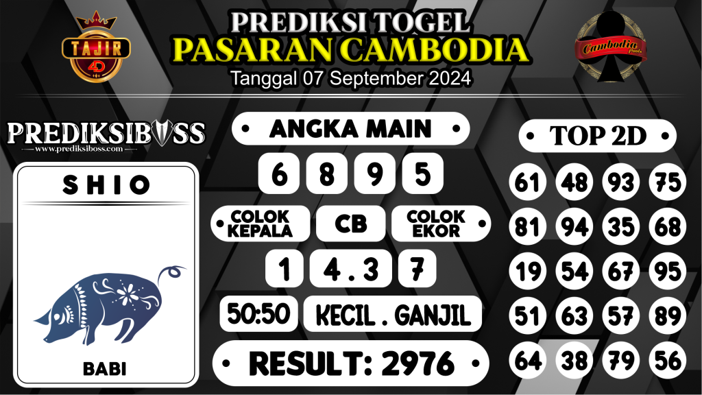 https://prediksibossgila.com/prediksi-boss-togel-cambodia-sabtu-07-september-2024/