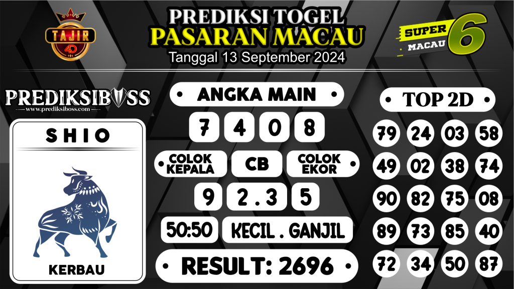 https://prediksibossgila.com/prediksi-boss-togel-macau-jumat-13-september-2024/